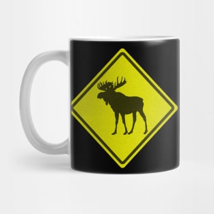 Caution Moose Mug